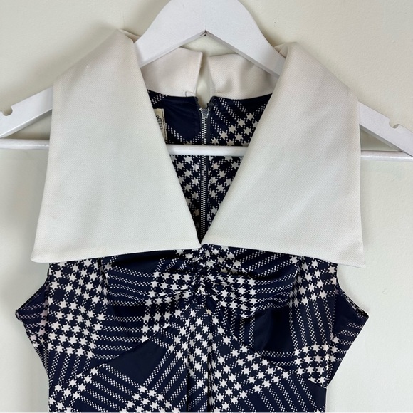 Vintage Patchwork Maxi Dress with Collar - Picture 3 of 14